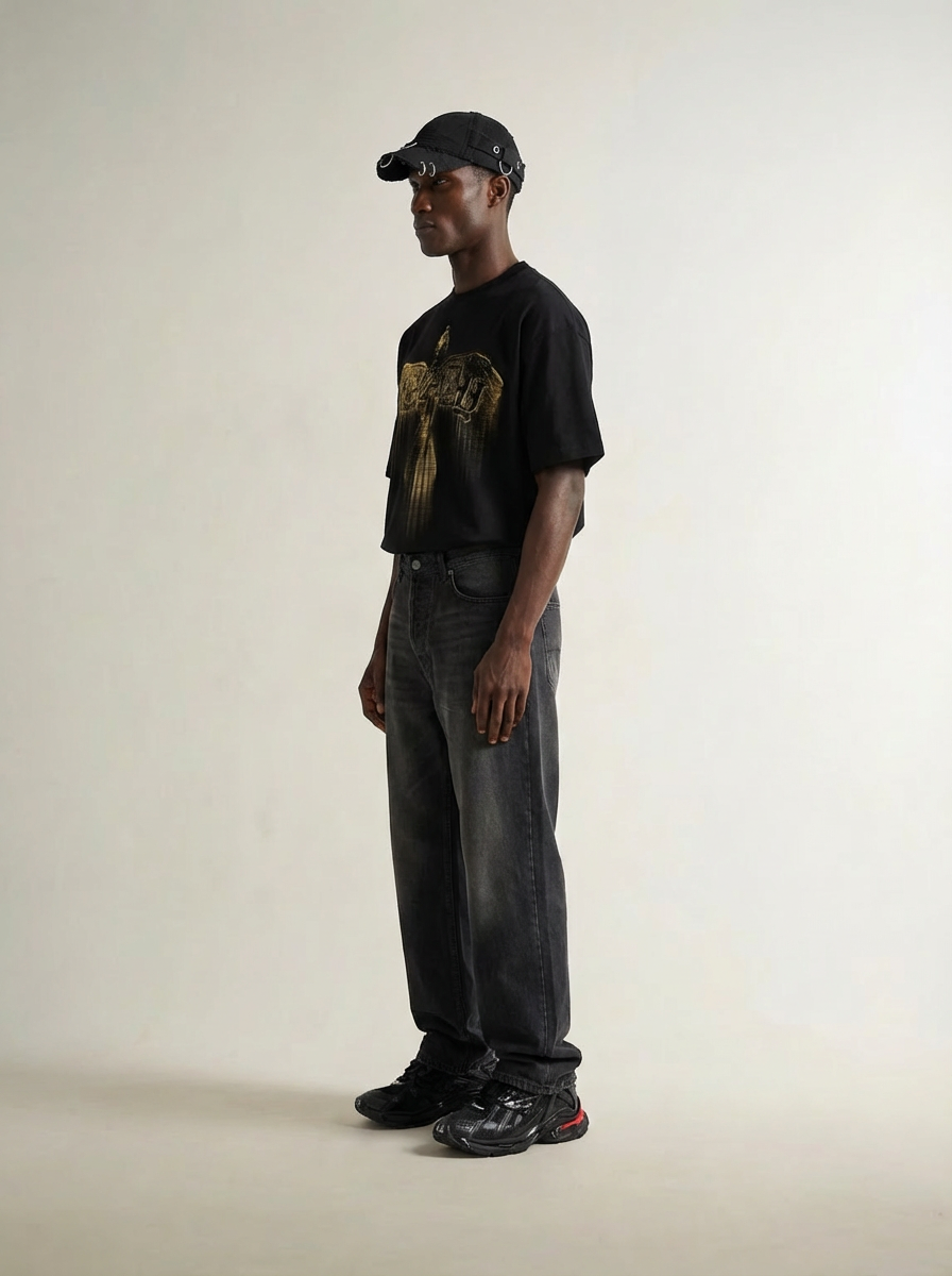 Golden Flight Boxy T-Shirt