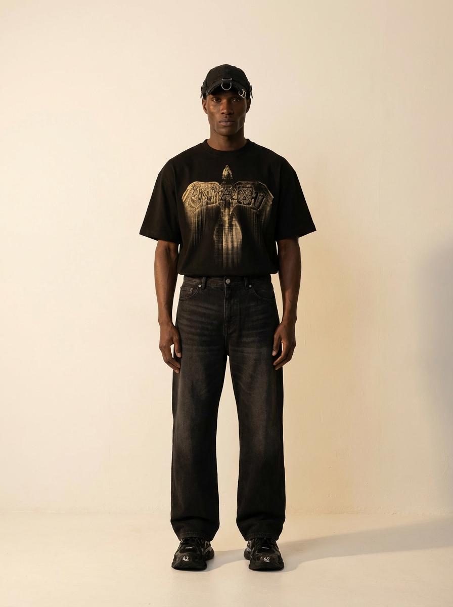 Golden Flight Boxy T-Shirt